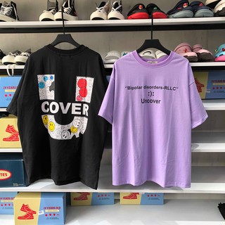Áo Thun Unisex Hình thật - UNCOVER - Màu Đen