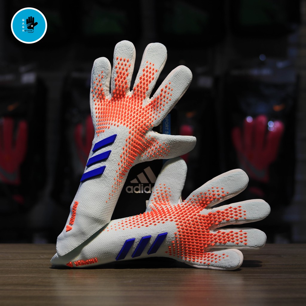 Găng Tay Thủ Môn Adidas Predator Pro 2020 Mutator Xanh Trắng Cam