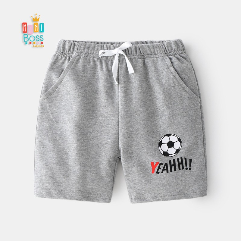 Quần short thun cho bé 10-25kg WAPYPY Quảng Châu | Quần đùi thun MiniBoss