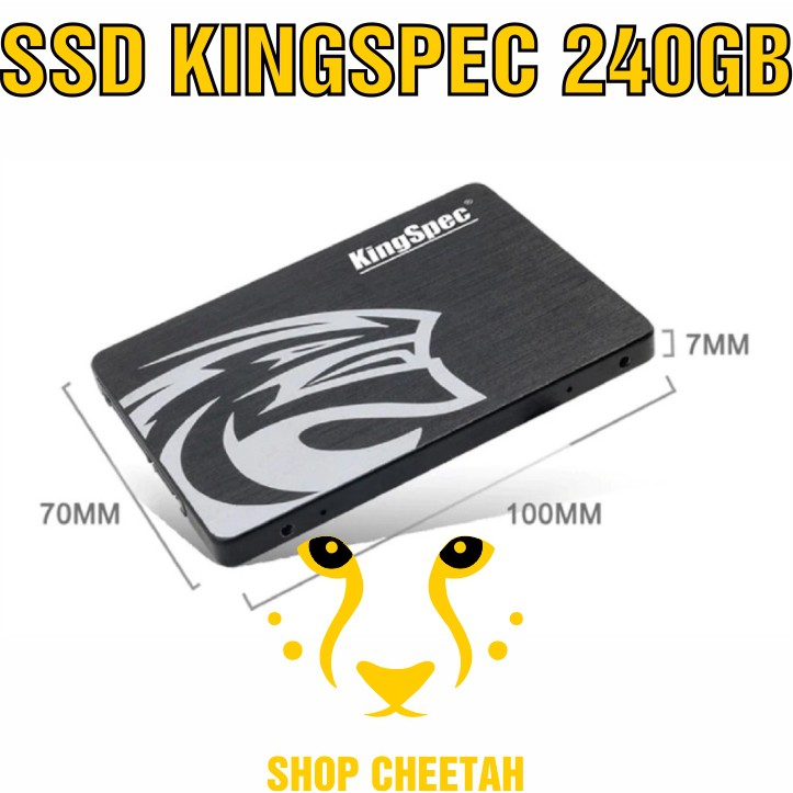 Ổ cứng SSD KingSpec 240GB – CHÍNH HÃNG – Bảo hành 3 năm – SSD 240GB – Tặng cáp dữ liệu Sata 3.0