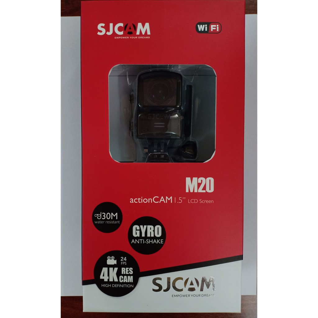 [Mã ELTECHZONE giảm 5% đơn 500K] Camera hành trình 4K wifi SJCAM M20 - Hãng phân phối chính thức