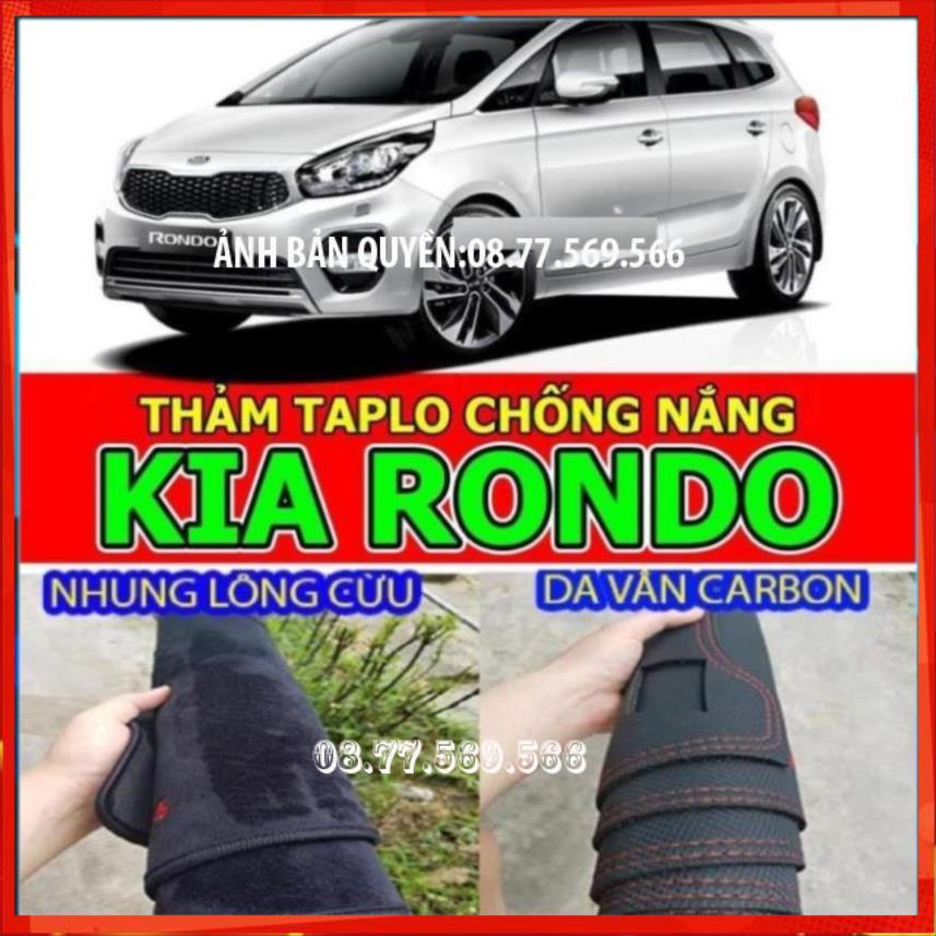 THAM TAPLO KIA RONDO DA VÂN GỖ DA CARBON NHUNG LÔNG CỪU 3 LỚP CÓ CHỐNG TRƯỢT THẢM PHỦ LÓT CHE NẮNG TAPLO