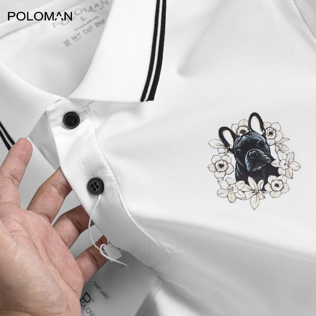 Áo thun Polo nam Verdo in logo ngực trái vải cá sấu Cotton xuất xịn,chuẩn form,trẻ trung- nặng động P40 - POLOMAN | BigBuy360 - bigbuy360.vn