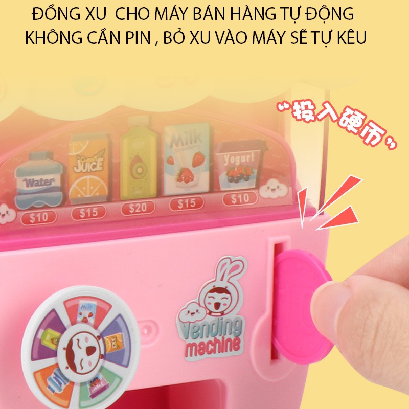 Máy bán hàng tự động MITOLO máy bán nước mini , đồ chơi cho bé gái W03