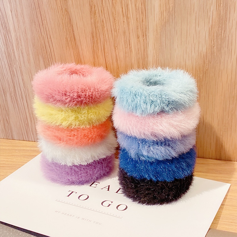 (0541) Chun Buộc Tóc Co Dãn Lông Mềm Hàn Quốc