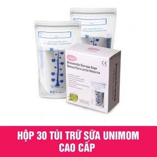Tặng bút ghi chú - Túi trữ sữa Unimom Compact 210ml Hàn Quốc - Hộp 20 chiếc/30 chiếc