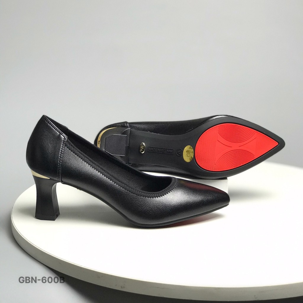Giày công sở nữ BQ ❤️FREESHIP❤️ Giày cao gót  mũi nhọn da mềm đế 5cm GBN-600B