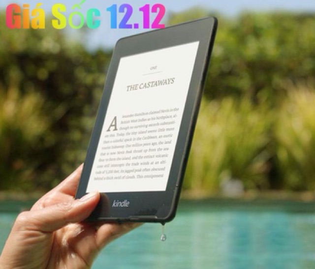 Máy Đọc Sách Kindle Paperwhite 4 chống nước Amazon 2019