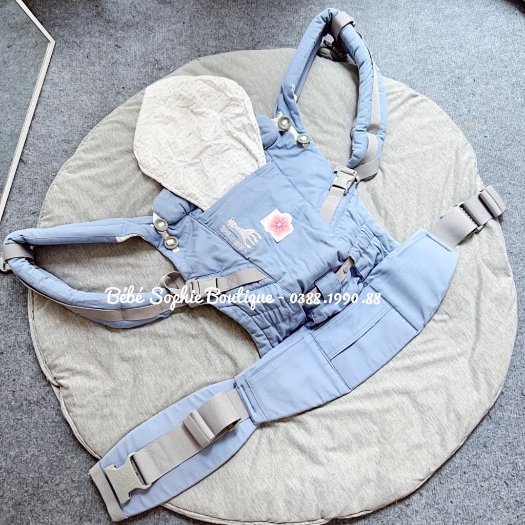 Hàng Auth - Địu trợ lực E.R.G.O BABY Adapt (Like new) - Siêu mềm, thoáng cho bé từ 0m
