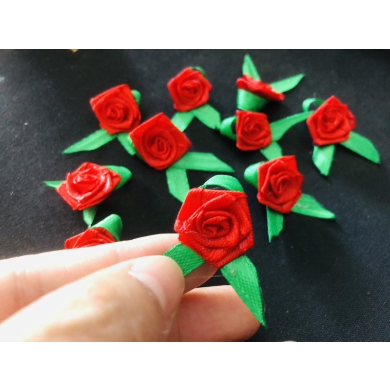 [10 bông] Hoa Nhí Lụa 2cm - Hoa Trang Trí - Phụ kiện thủ công Handmade