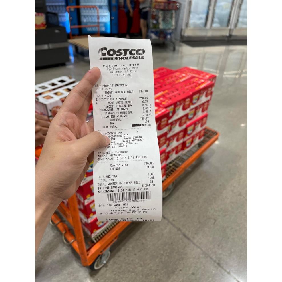 BAY AIR- date 2/2024 Thùng 18 hộp sữa tươi pha sẵn HORIZON ORGANIC WHOLE MILK Mỹ