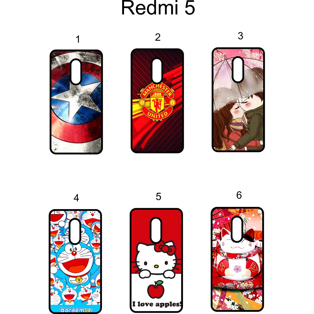 Ốp lưng kính hình in tuyệt đẹp cho máy Xiaomi PocoF1, PocoM3, PocoX3, Redmi5, Redmi5 plus, Redmi5 pro.