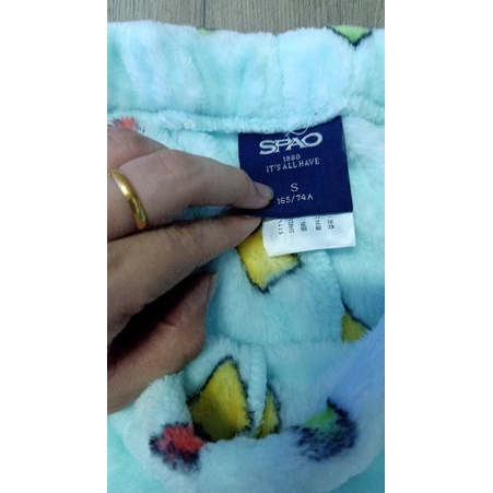 Quần nỉ nhung Spao hàn quốc New- mặc mùa rét lạnh bao ấm