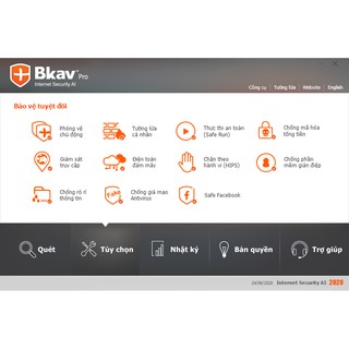 Phần mềm diệt virut Bkav Pro Internet Security