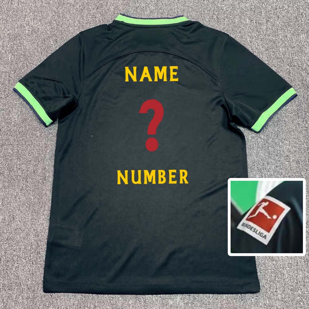 Áo Thun Bóng Đá Đội Tuyển Wolfsburg Away Size s-2xl