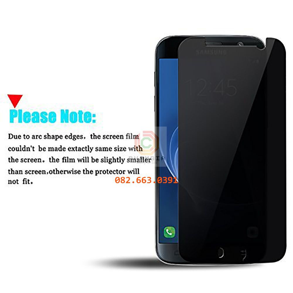Dán cường lực chống nhìn trộm Samsung Note 2 / Note 3 / Note 4 / Note 5 / Note 6 dẻo nano