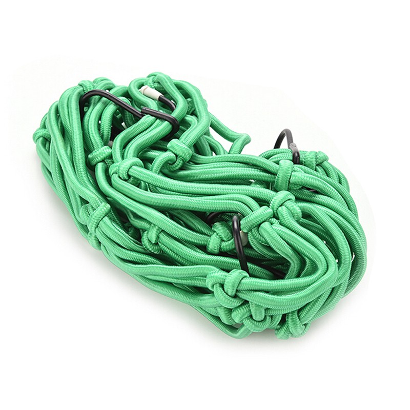 Lưới Ràng Hành Lý 4 Móc 30x30cm Cho Xe Đạp / Xe Máy Màu Sắc