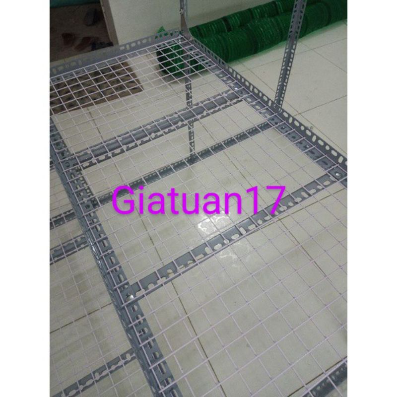 Kệ bậc thang sắt v lỗ 3 bậc V3x3cm   để cây và hàng hoá