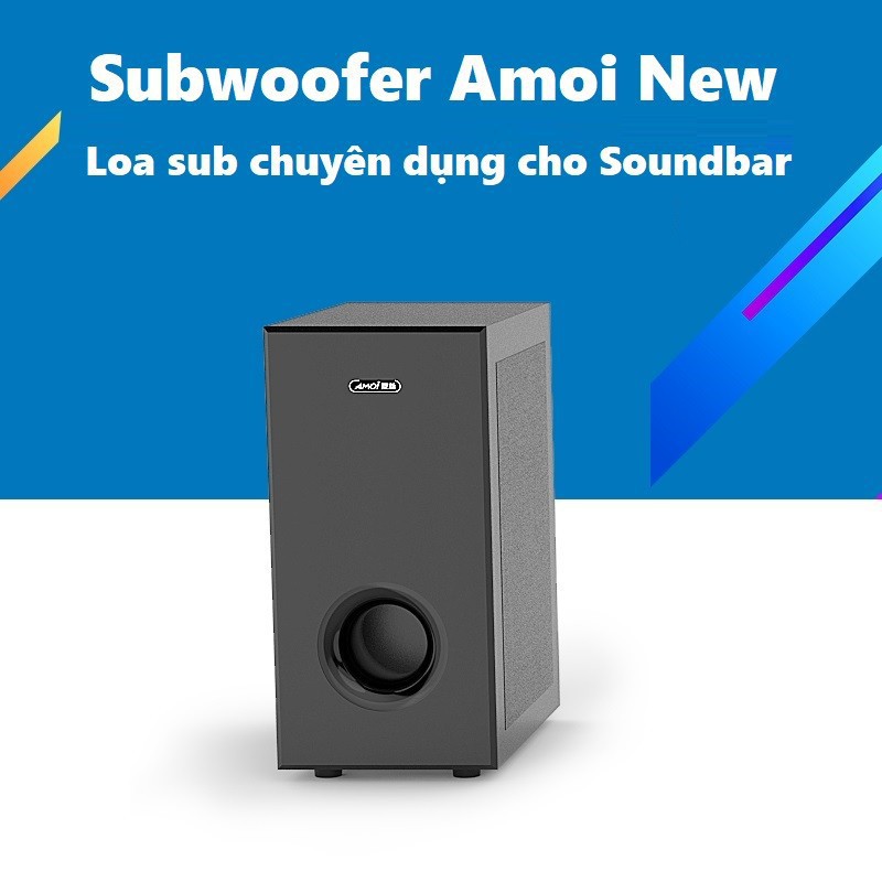 Loa Subwoofer Siêu Trầm Cao Cấp AMOI S2 - Công Nghệ Trầm Hơi chuyên dụng cho phòng rộng Tái tạo âm thanh chất lượng cao