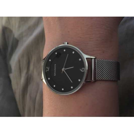 Đồng Hồ Nữ Skagen Anita Black Dial Ladies SKW2473