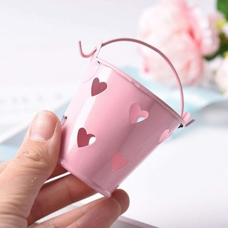 Xô trái tim đựng đồ size mini