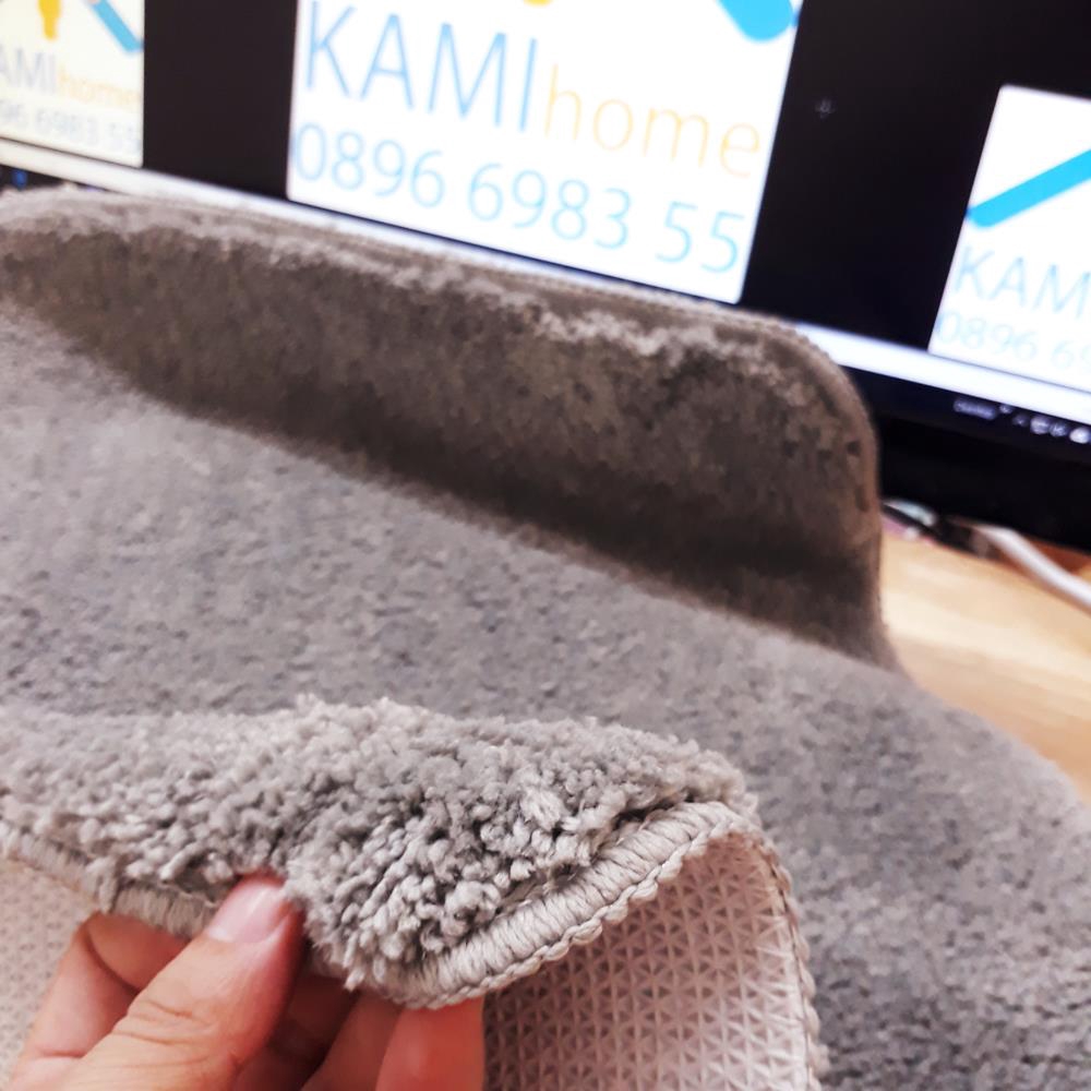 Thảm lông cừu trải sàn nhà tắm lau chùi chân thấm nước trang trí trong nhà Chữ nhật 60*40cm mã 27006