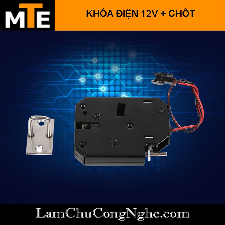 Khóa điện thông K01 minh cho tủ, hòm, hộp, các máy bán hàng tự động