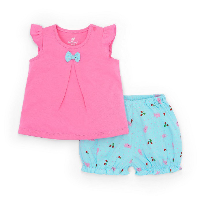 LULLABY - Bộ bé gái chữ A cánh tiên NH27-20