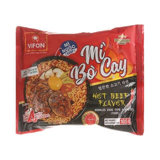 Thùng 24 gói mì bò cay vifon gói 105g