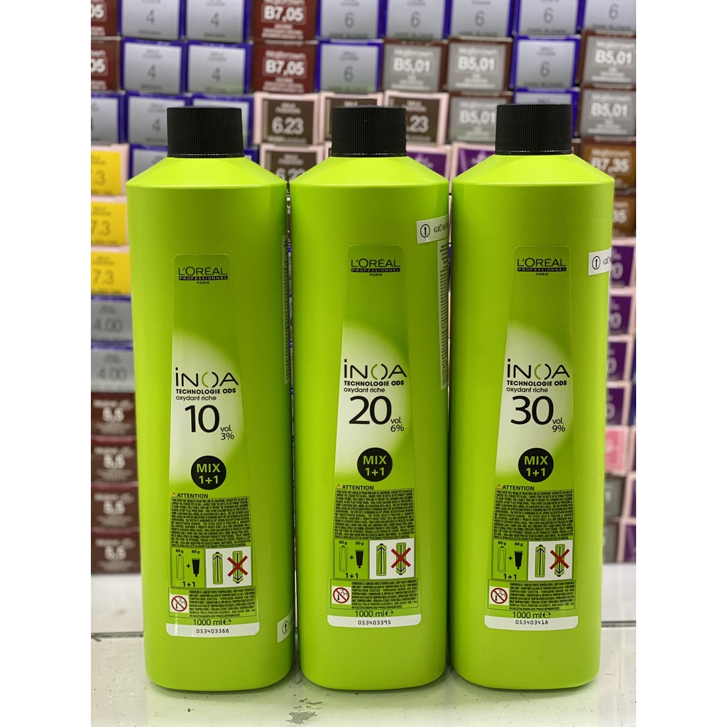 Kem oxy trợ nhuộm L'Oreal INOA 1000ml