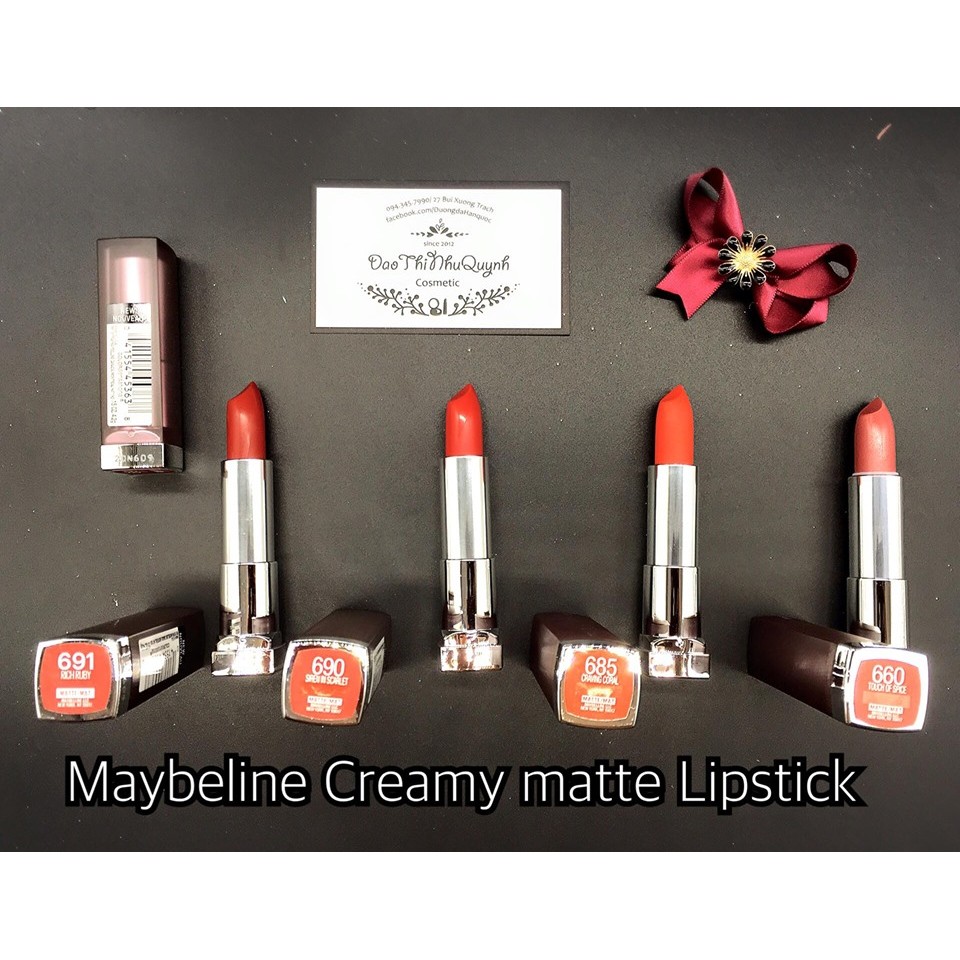 Son lì Maybeline Creamy Matte Lipstick | BigBuy360 - bigbuy360.vn