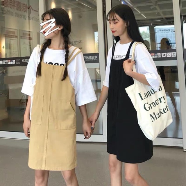 YẾM KAKI BASIC HÀN QUỐC ( Màu : đen - be )