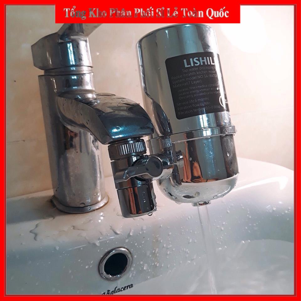 Máy Lọc Nước, Bộ Lọc Nước Tại Vòi 7 Lớp Lọc Lishile Cao cấp Đầu Lọc Nước Siêu Sạch Lishile Chính Hãng