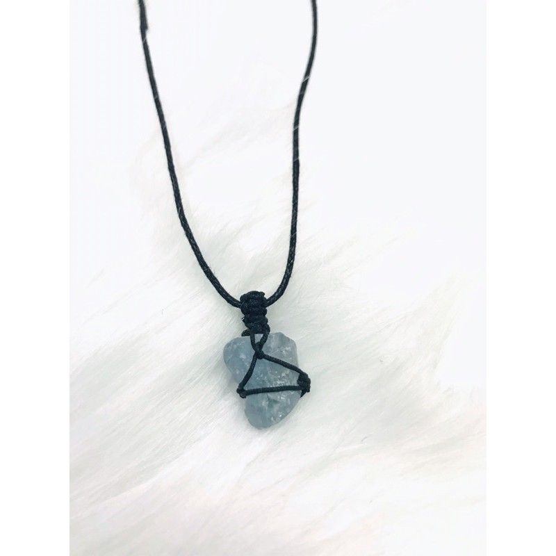 Raw Celestite Necklace - Dây Chuyền Đá Thô
