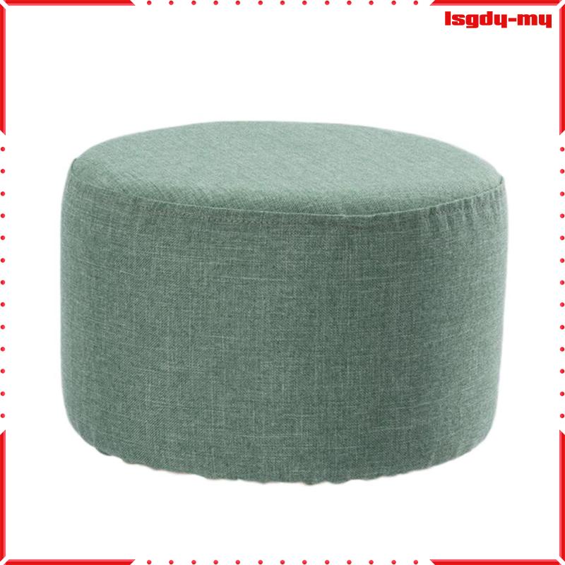 Vỏ Bọc Ghế sofa Vải Lanh Hình Tròn Chống Trượt
