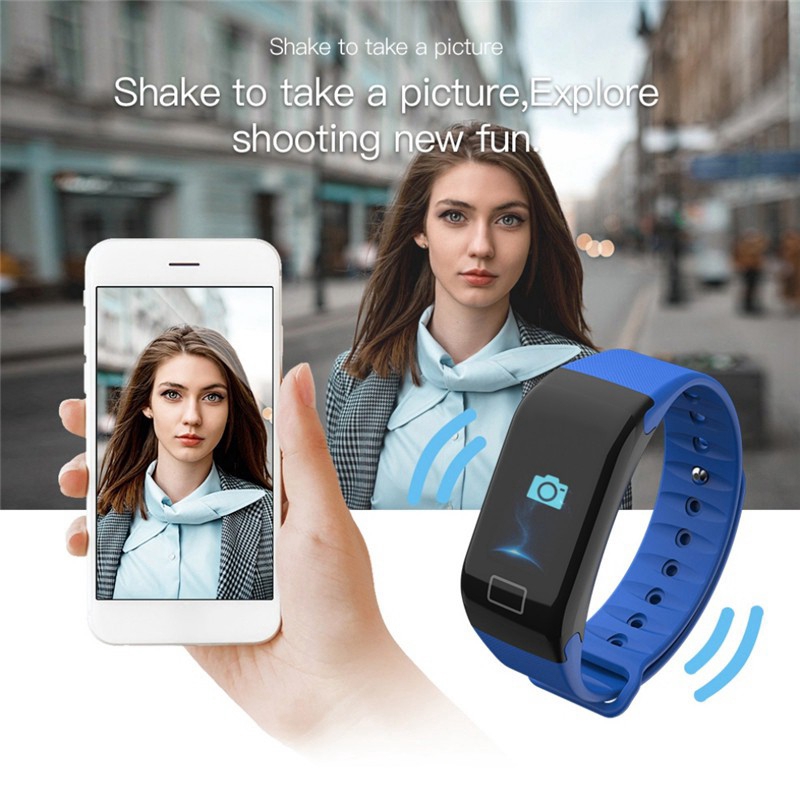 Sports Fitness Tracker Heart Rate Monitor Smart Watch Vòng đeo tay thể dục thông minh Không thấm nước Band thông minh Huyết áp Heart Rate Monitor Đồng hồ đeo tay Sức khỏe cho Android ios Berjalan BSW12