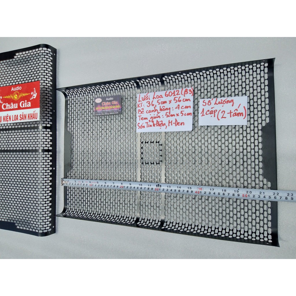 Lưới loa 6012 mẫu 3 tấc 2 tấm Audio Châu Gia