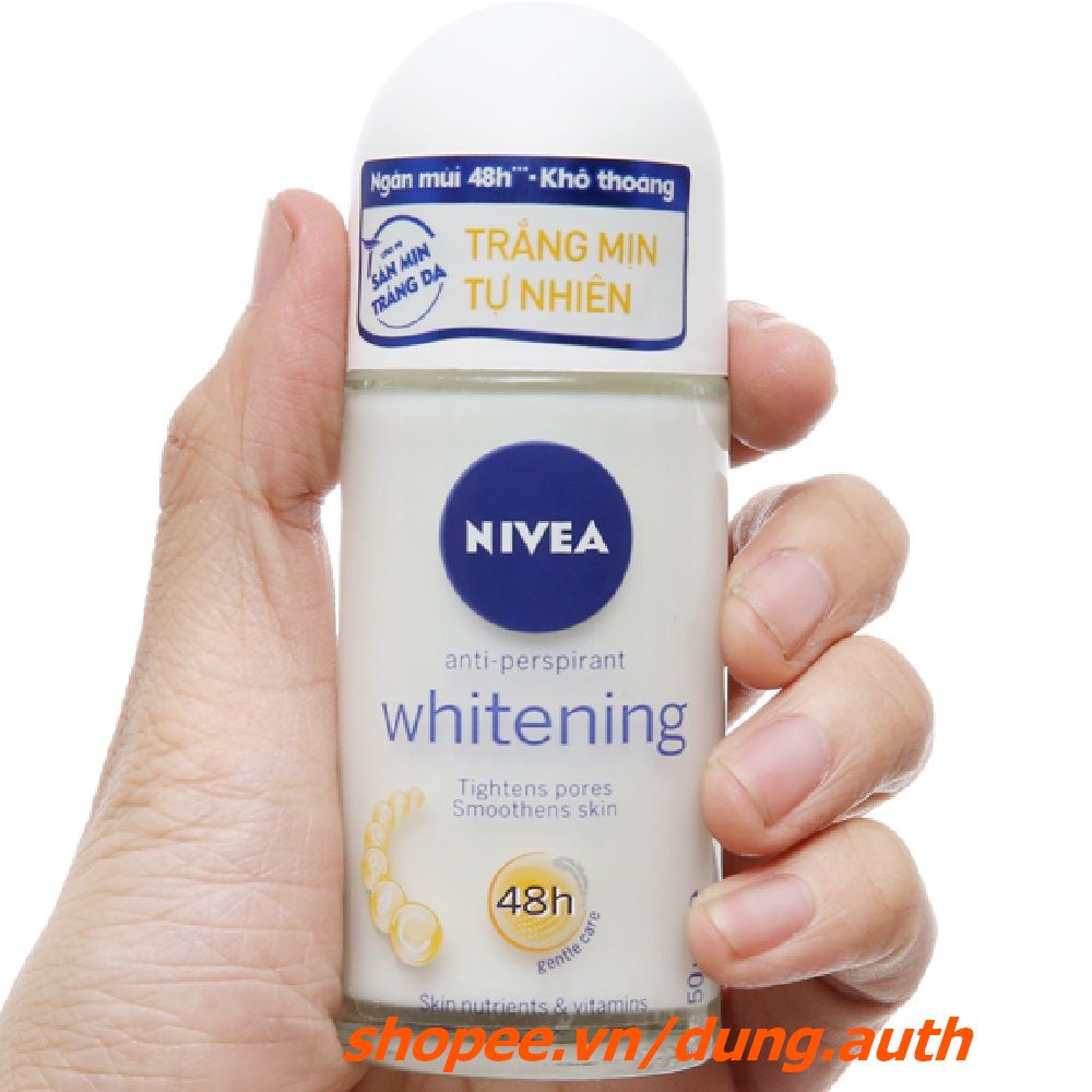Lăn Khử Mùi Nữ 50ml Nivea Làm Trắng Và Mịn Da Brightening & Smooth 100% chính hãng.