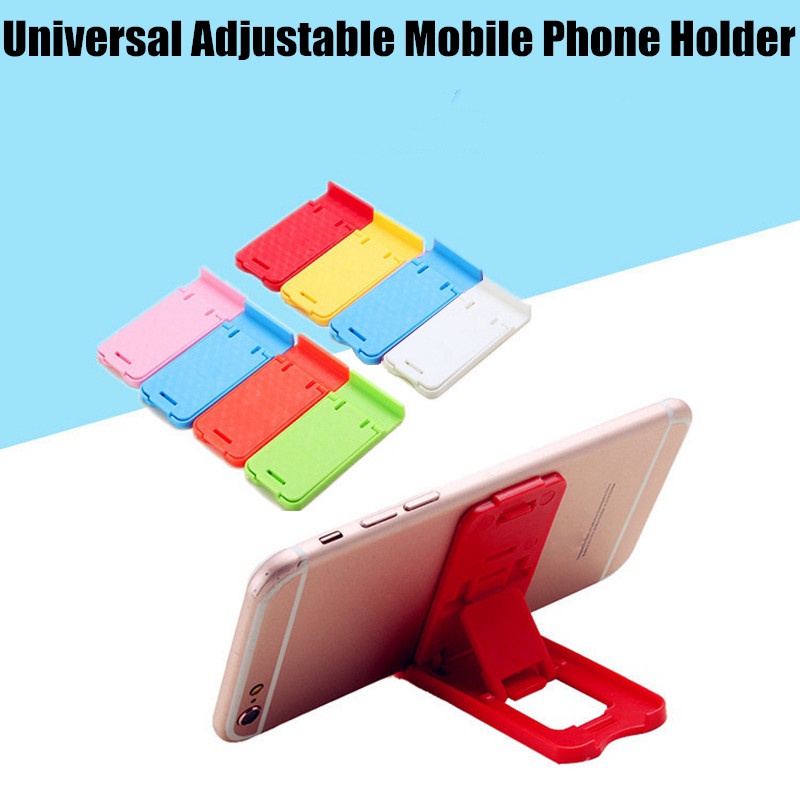 Giá Đỡ Điện Thoại Bằng Nhựa Có Thể Gấp Gọn Thiết Kế Tiện Dụng Cho Iphone Samsung Oppo Xiaomi Huawei Vivo
