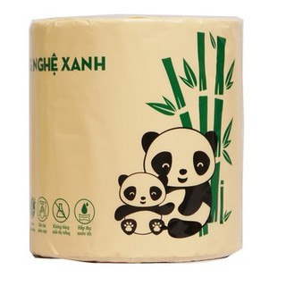 01 cuộn giấy gấu trúc bobo bamboo có lõi cao cấp
