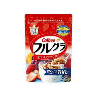 [HSD 23/01/2022] NGŨ CỐC TRÁI CÂY CALBEE 180G - Hachi Hachi Japan Shop