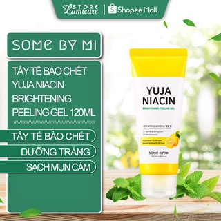 Tẩy tế bào chết dạng gel dưỡng trắng da chiết xuất quả thanh yên some by mi yuja niacin brightening peeling gel 120ml