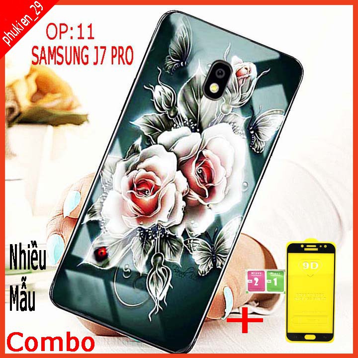 (COMBO ốp lưng) Combo 1 ốp lưng điện thoại SAMSUNG J7 Pro, j730 và 1 kính cường lực full màn hình SAMSUNG J7 Pro, j730