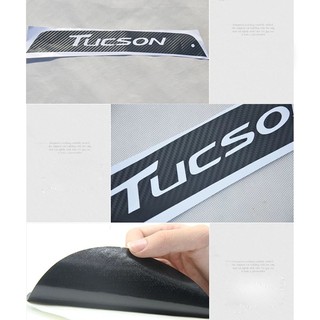Tem decal carbon 3D dán trang trí đèn phanh Tucson