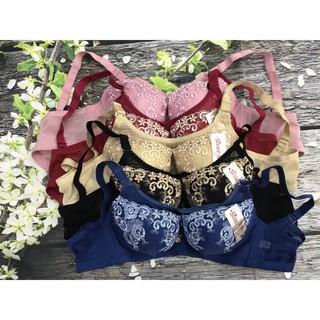 Áo ngực nữ big size Thái Lan Sisterhood, áo lót nội y gọng không mút, 3 móc 2211, Leblur