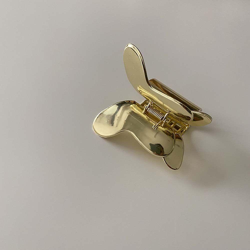 Kẹp Tóc Nơ Bướm Hình Học Đơn Giản Phong Cách Retro Cho Nữ