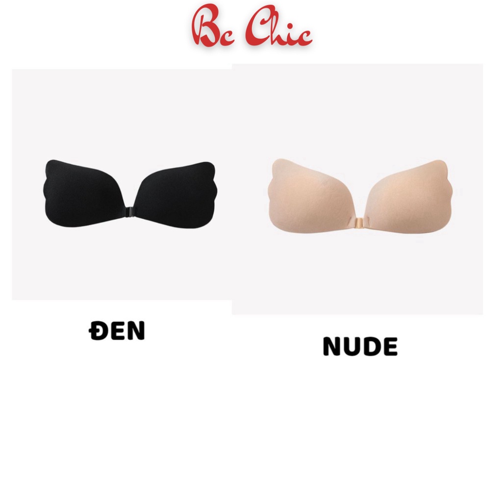 Miếng Dán Ngực , Miếng Dán Ngực Hình Cánh Tiên tạo khe cài trước siêu dính dùng được nhiều lần P15 BC_CHIC LINGERIE