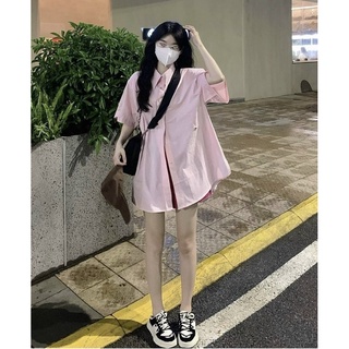 SET SƠ MI NÚT BẤM EO + QUẦN SHORT
