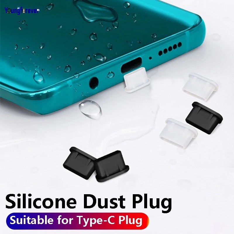 1 Nút Silicone Cắm Cổng Sạc Type-C Chống Nước Cho Điện Thoại Android