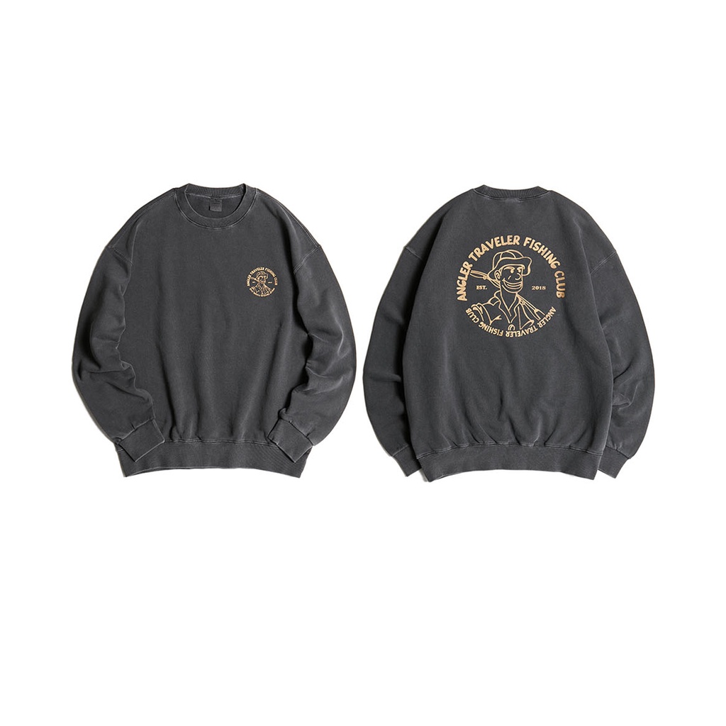 Áo Sweater màu Wash chính hãng TRAVEL